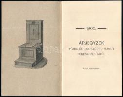 1900 Magyar Tőzeg- és Műtrágya-ipar Rt. (Bp. VI., Andrássy út 30.) tőzeg és tőzeg-closet berendezése...