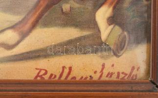 Bellony(i) László (1871-1913) festménye után: Rákóczi Ferenc a zólyomi csatában. Olajnyomat, papír. ...