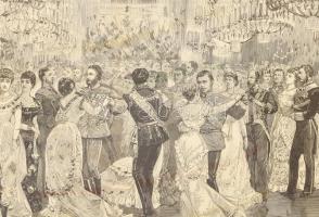 Wilhelm Gause (1853-1916) után: A bécsi lakodalmi ünnepségek: az udvari bál (Die Hochzeitsfeierlichk...