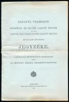 1904 Baranya vármegye községei és egyéb lakott helyei hivatalos neveinek jegyzéke. A magyar kir. belügyminister megbízásából kiadja az Országos Községi Törzskönyvbizottság. Bp.,1904, Pesti Könyvnyomda Rt., 23 p. Kiadói papírborítóval