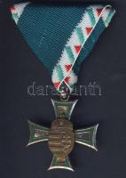 "Honvédelemért" kitüntető cím III. osztálya, szalaggal, zománcos Ag és Br T:2+