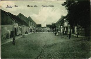 Ürög, Irig; Glavna ulica / Fő utca / main street (EK)