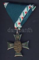 "Honvédelemért" kitüntető cím III. osztálya, szalaggal, zománcos Ag és Br T:2+