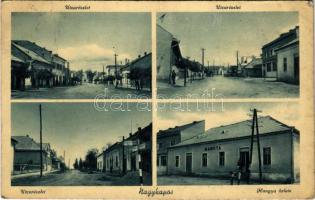 1944 Nagykapos, Velke Kapusany; utca, Hangya üzlete és saját kiadása / streets, cooperative shop