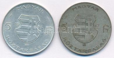 1947. 5Ft Ag "Kossuth" (2x) T:XF-F
Adamo F8.1