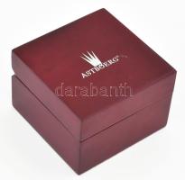 Astboerg Royal Riamond AT406 unisex kvarc karóra. Sötétkék számlappal, Swarovski kristályokkal díszí...