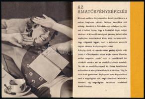 1940 Kodak fotócikkek ismertető prospektusa, illusztrált, 30p