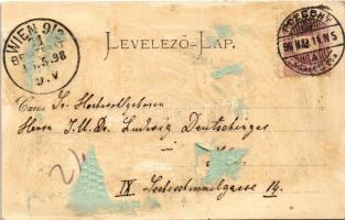 1898 (Vorläufer) Pozsony, Pressburg, Bratislava; Primatial Palais, Kathol. Casino / Prímási palota, ...