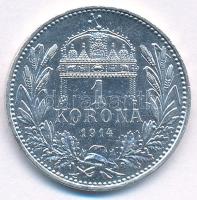 1914KB 1K Ag "Ferenc József" T:AU 
Adamo K5.1