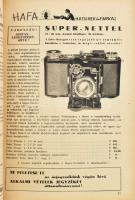 1934 HAFA fotócikkek katalógusa, képekkel illusztrált, 126p