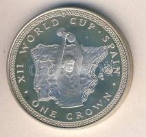 Man-sziget 1982. 1C Ag "XII. labdarúgó VB" T:PP