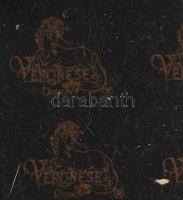 Veronese Design: Ló. Bronzírozott műgyanta, jelzéssel, 25x24x8 cm