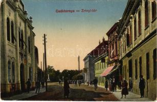 Csáktornya, Cakovec; Zrínyi tér. Fischel Fülöp (Strausz Sándor) kiadása / square (EK)