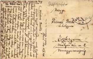 1938 Szepesófalu, Spisská Stará Ves; Hlávna ulica / Fő utca, üzlet, autó. A. Marusinszky kiadása / m...