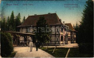 1913 Alsótátrafüred, Unter-Schmecks, Dolny Smokovec (Magas-Tátra, Vysoké Tatry); Fajdkakas szálloda / hotel (EK)