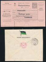 cca 1860-1900 11 db klf reklám nyomtatvány: anyakönyvvezető reklám nyomtatvány, oliva olaj címke, st...