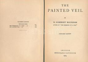 Somerset Maugham, W[illiam]: The Painted Veil. Collection of British Authors Tauchnitz Edition Vol. ...