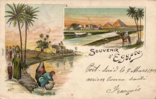 Port Said litho (Rb)