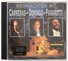 Carreras, Domingo, Pavarotti - Weihnachten Mit Carreras, Domingo, Pavarotti (Die 3 Tenöre Singen Die Schönsten Weihnachtslieder). CD, Compilation, Sony Masterworks, Európa, 1992. VG, sérült tokban.