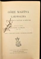 [Gárdonyi Géza] Göre Gábor: Göre Martsa lakodalma. Bp., [1897], Singer és Wolfner (Márkus Samu-ny.),...