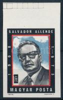 1974 Salvador Allende ívszéli vágott bélyeg