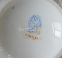 Apponyi mintás herendi porcelán váza sorszámmal, aranyozott szájperemmel és 24cm-es magassággal