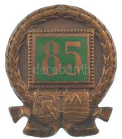 Osztrák-Magyar Monarchia ~1914. "85. 'Von Gaudernak' Gyalogezred" zománcozott tombak sapkajelvény (Zászlóaljak Lőcsén, Máramasorsszigeten és Rogaticán) (32,5x28mm) T:AU Austro-Hungarian Monarchy ~1914. "85th 'Von Gaudernak' Infantry Regiment" enamelled tombac cap badge (batallions on Lőcse, Máramarossziget and Rogatica) (32,5x28mm) C:AU