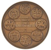 Lengyelország DN "A varsói királyi kastély numizmatikai hivatala" kétoldalas bronz emlékér...