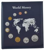 1991-2005. "A világ bimetál pénzei" 45 ország 48db különböző érméje mindegyik külön, zárt ...