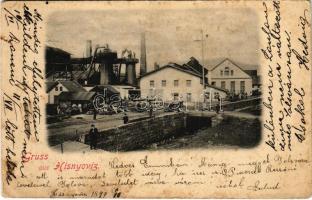 1899 (Vorläufer) Hizsnyó, Hisnyóvíz, Chyzné (Gömör-Kis-Hont); vasgyár / iron works, factory (EB)