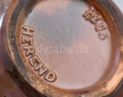Herend jelzésű kerámia kiöntő. Mázas kerámia, jelzett, hibátlan 12 cm