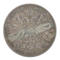 Ausztria 1913. 2K Ag "Ferenc József" T:VF patina Austria 1913. 2 Corona Ag "Franz Joseph" C:VF patina Krause KM#2821