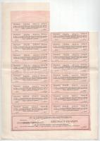 Budapest 1924. "Gép és Vasutfelszerelési Gyár Részvénytársaság" 25 részvénye egyben, egyen...