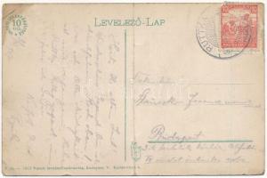 1917 Ruttka, Vrutky; Kő és mésztelep, iparvasút. Vasúti levelezőlapárusítás 2. 1915. / stone and lim...