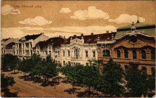 1917 Eszék, Essegg, Osijek; Chavrak ulica / utca / street (EK)