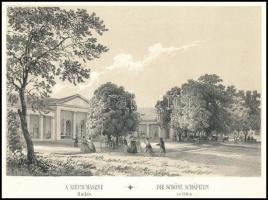 cca 1840 J. Alt: Szépjuhászné Budán. litográfia / Lithography 18,5x12,5 cm