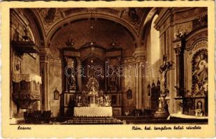 Losonc, Lucenec; Római katolikus templom, belső / Catholic church, interior