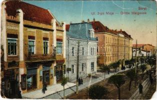 1916 Stryi, Stryj, Strij; Ul. 3-go Maja / Dritte Maigasse / street view, shops (b)