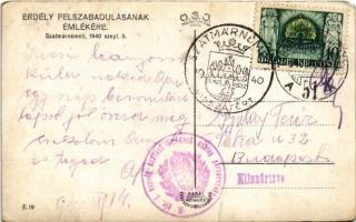 1940 Szatmárnémeti, Szatmár, Satu Mare; bevonulás / entry of the Hungarian troops + "1940 Szatm...