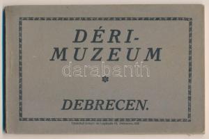 Debrecen, Déri Múzeum. Tiszántúli könyv- és Lapkiadó rt. Debrecen 1930. - képeslap füzet 12 folklór és belsőket mutató képeslappal