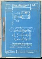 Vegyes MÁV, HÉV (BHÉV) dokumentumok, műszaki rajzok, stb