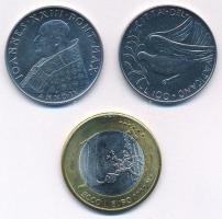 Vatikán 1962. 100L acél "Második vatikáni zsinat / XXIII. János" + 1970. 100L acél "V...