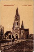 1912 Munkács, Mukacheve, Mukachevo, Mukacevo; Római katolikus templom. W.L. 1167. / church (EK)