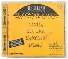 Surround-Check (28 Musikbeispiele, Surroundeffekte und Testsignale). CD, Heimkino, Németország. VG, sérült tokban.