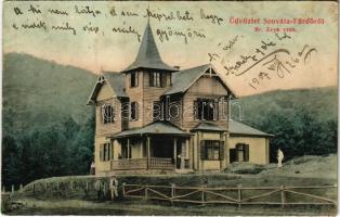 1907 Szováta-fürdő, Baile Sovata; Br. Zeyk Villa. Hönig Bernát kiadása (fl)
