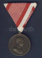 Bronz Vitézségi Érem "Der Tapferkeit" Br hadi érdemérem, szalaggal T:2