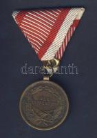 Bronz Vitézségi Érem "Der Tapferkeit" Br hadi érdemérem, szalaggal T:2