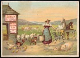 Kwizda Ferenc János - Kwizda-féle erőtápanyagok litho reklámlap