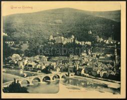 Heidelberg, Blick von der Philosophenhöhe. Lautz & Isenbeck Riesen-Postkarte - giant postcard (27 x 21 cm) (EK)