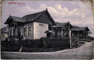 1913 Csíz, Csízfürdő, Kúpele Cíz; Turul lak. Szoyka Pál kiadása / villa, spa (EK)